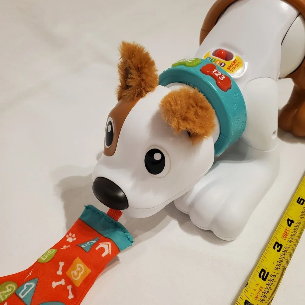 Fisher Price 123 Crawl with Me Puppy Electronic Dog Learning Toy GWW55